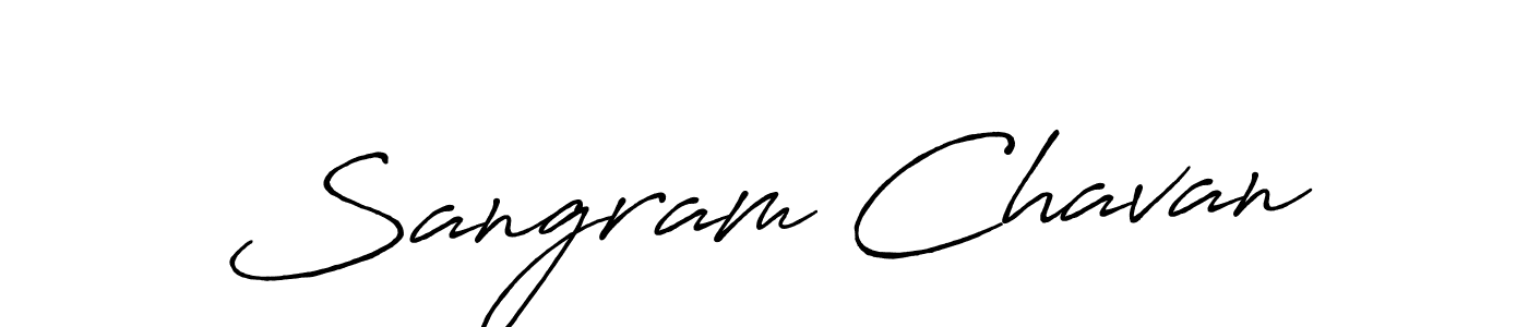 Make a short Sangram Chavan signature style. Manage your documents anywhere anytime using Antro_Vectra_Bolder. Create and add eSignatures, submit forms, share and send files easily. Sangram Chavan signature style 7 images and pictures png