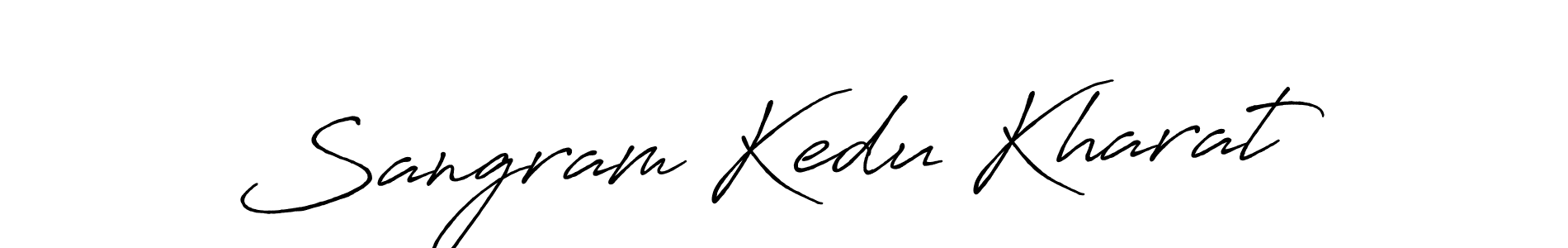 Design your own signature with our free online signature maker. With this signature software, you can create a handwritten (Antro_Vectra_Bolder) signature for name Sangram Kedu Kharat. Sangram Kedu Kharat signature style 7 images and pictures png