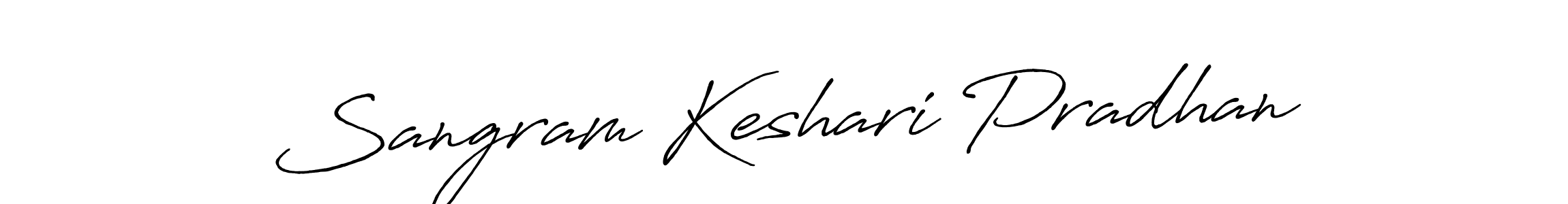 Antro_Vectra_Bolder is a professional signature style that is perfect for those who want to add a touch of class to their signature. It is also a great choice for those who want to make their signature more unique. Get Sangram Keshari Pradhan name to fancy signature for free. Sangram Keshari Pradhan signature style 7 images and pictures png