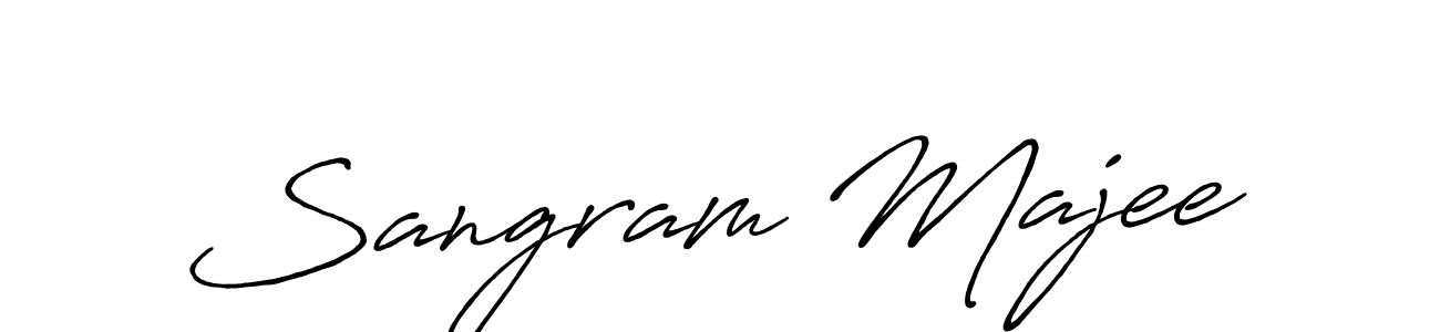 Use a signature maker to create a handwritten signature online. With this signature software, you can design (Antro_Vectra_Bolder) your own signature for name Sangram Majee. Sangram Majee signature style 7 images and pictures png