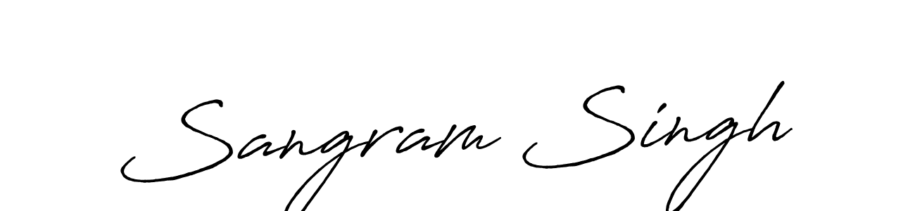Antro_Vectra_Bolder is a professional signature style that is perfect for those who want to add a touch of class to their signature. It is also a great choice for those who want to make their signature more unique. Get Sangram Singh name to fancy signature for free. Sangram Singh signature style 7 images and pictures png