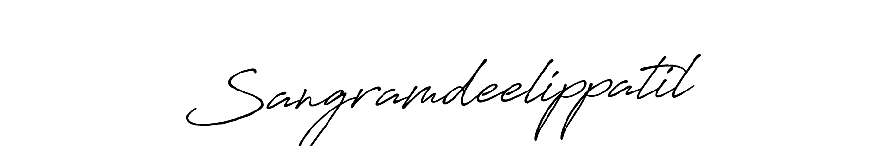 Also You can easily find your signature by using the search form. We will create Sangramdeelippatil name handwritten signature images for you free of cost using Antro_Vectra_Bolder sign style. Sangramdeelippatil signature style 7 images and pictures png