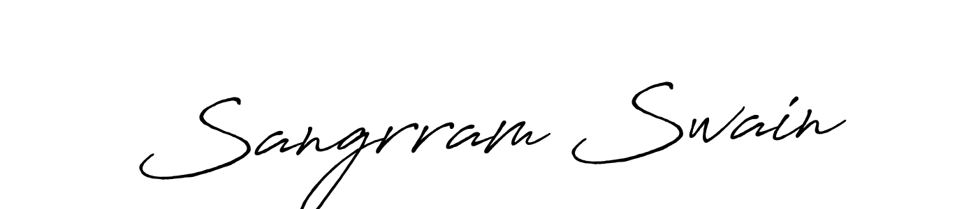 How to Draw Sangrram Swain signature style? Antro_Vectra_Bolder is a latest design signature styles for name Sangrram Swain. Sangrram Swain signature style 7 images and pictures png