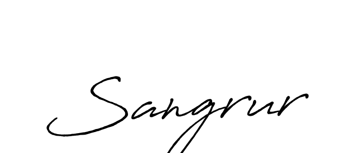 Also we have Sangrur name is the best signature style. Create professional handwritten signature collection using Antro_Vectra_Bolder autograph style. Sangrur signature style 7 images and pictures png