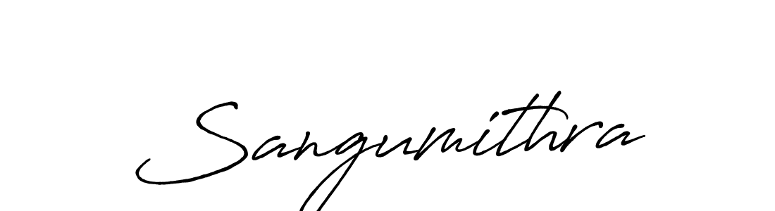 Also You can easily find your signature by using the search form. We will create Sangumithra name handwritten signature images for you free of cost using Antro_Vectra_Bolder sign style. Sangumithra signature style 7 images and pictures png