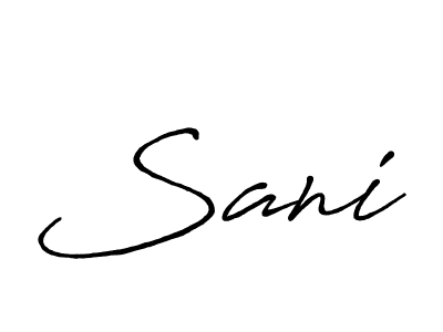 Antro_Vectra_Bolder is a professional signature style that is perfect for those who want to add a touch of class to their signature. It is also a great choice for those who want to make their signature more unique. Get Sani name to fancy signature for free. Sani signature style 7 images and pictures png