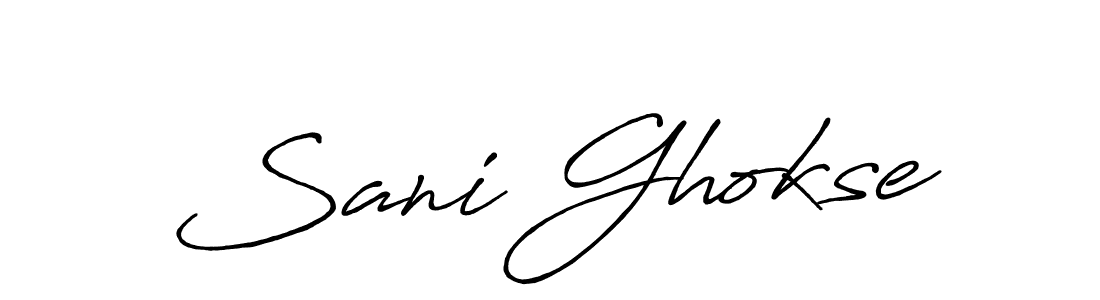 Once you've used our free online signature maker to create your best signature Antro_Vectra_Bolder style, it's time to enjoy all of the benefits that Sani Ghokse name signing documents. Sani Ghokse signature style 7 images and pictures png