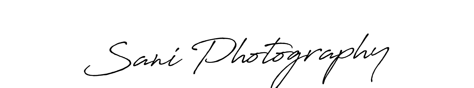 Once you've used our free online signature maker to create your best signature Antro_Vectra_Bolder style, it's time to enjoy all of the benefits that Sani Photography name signing documents. Sani Photography signature style 7 images and pictures png