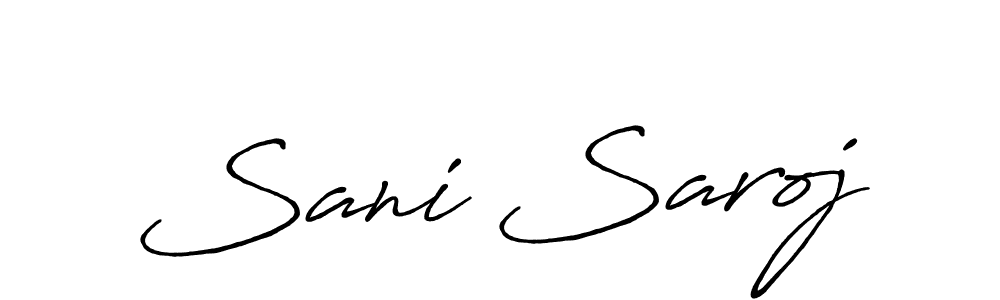 Once you've used our free online signature maker to create your best signature Antro_Vectra_Bolder style, it's time to enjoy all of the benefits that Sani Saroj name signing documents. Sani Saroj signature style 7 images and pictures png