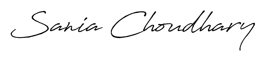 Practice writing Sania Choudhary with the flow of Antro_Vectra_Bolder lettering. A fantastic source of inspiration for developing your personal signature style. Sania Choudhary signature style 7 images and pictures png
