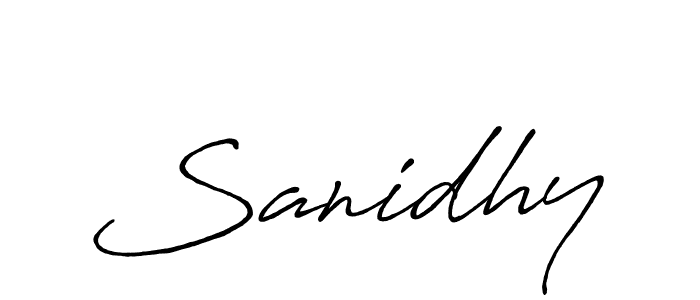 Best and Professional Signature Style for Sanidhy. Antro_Vectra_Bolder Best Signature Style Collection. Sanidhy signature style 7 images and pictures png