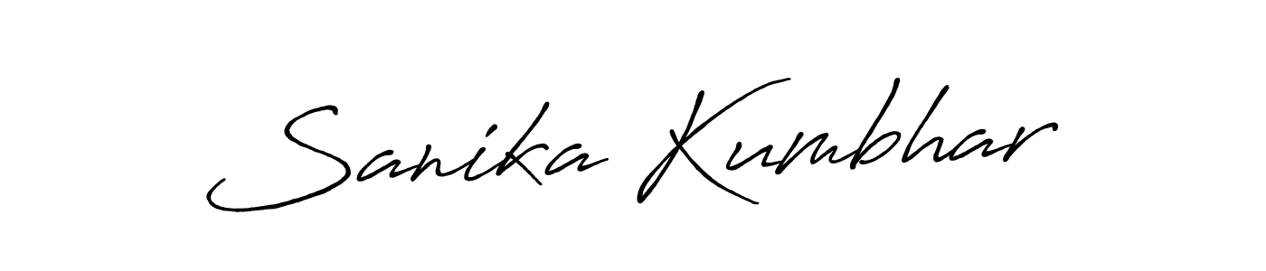 How to Draw Sanika Kumbhar signature style? Antro_Vectra_Bolder is a latest design signature styles for name Sanika Kumbhar. Sanika Kumbhar signature style 7 images and pictures png