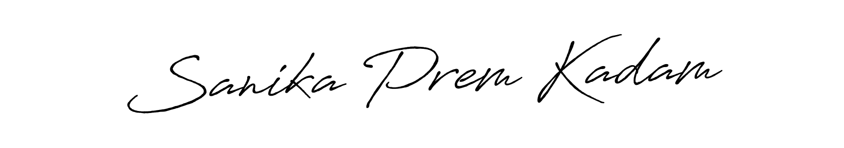 Similarly Antro_Vectra_Bolder is the best handwritten signature design. Signature creator online .You can use it as an online autograph creator for name Sanika Prem Kadam. Sanika Prem Kadam signature style 7 images and pictures png