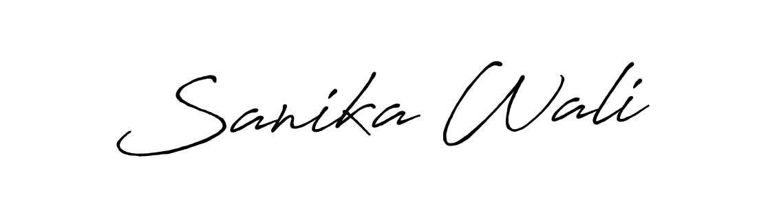 See photos of Sanika Wali official signature by Spectra . Check more albums & portfolios. Read reviews & check more about Antro_Vectra_Bolder font. Sanika Wali signature style 7 images and pictures png