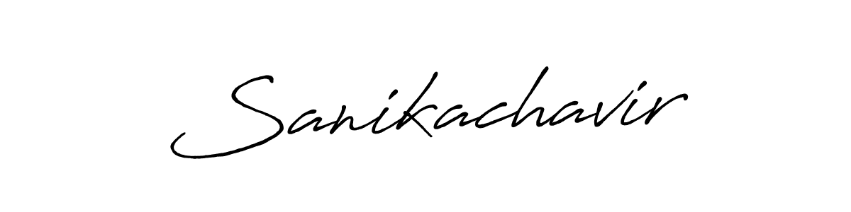 You should practise on your own different ways (Antro_Vectra_Bolder) to write your name (Sanikachavir) in signature. don't let someone else do it for you. Sanikachavir signature style 7 images and pictures png