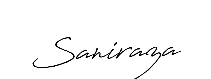 Also we have Saniraza name is the best signature style. Create professional handwritten signature collection using Antro_Vectra_Bolder autograph style. Saniraza signature style 7 images and pictures png