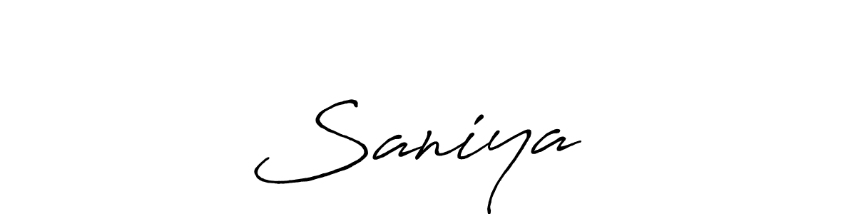 Create a beautiful signature design for name Saniya❤️. With this signature (Antro_Vectra_Bolder) fonts, you can make a handwritten signature for free. Saniya❤️ signature style 7 images and pictures png