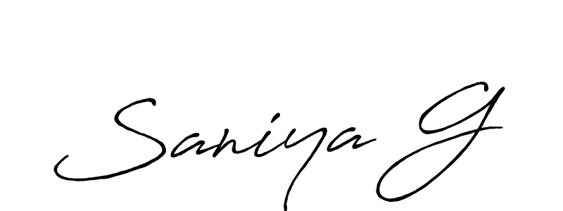 Similarly Antro_Vectra_Bolder is the best handwritten signature design. Signature creator online .You can use it as an online autograph creator for name Saniya G. Saniya G signature style 7 images and pictures png