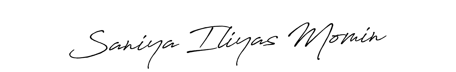 Make a short Saniya Iliyas Momin signature style. Manage your documents anywhere anytime using Antro_Vectra_Bolder. Create and add eSignatures, submit forms, share and send files easily. Saniya Iliyas Momin signature style 7 images and pictures png