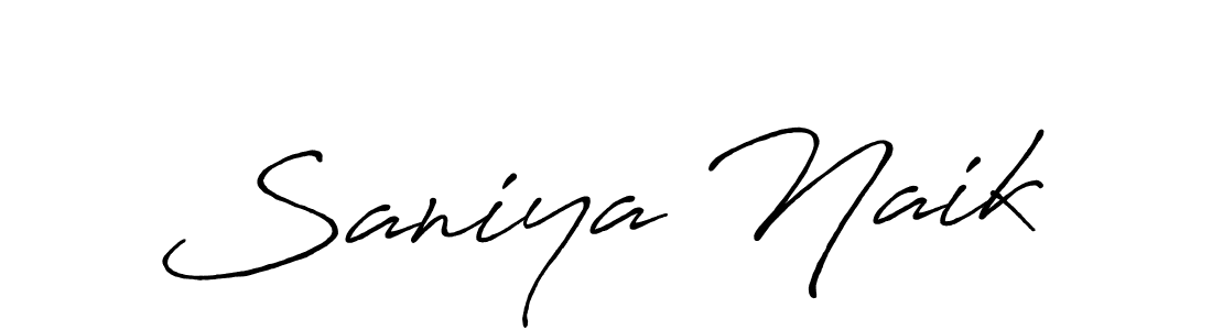 Make a beautiful signature design for name Saniya Naik. Use this online signature maker to create a handwritten signature for free. Saniya Naik signature style 7 images and pictures png