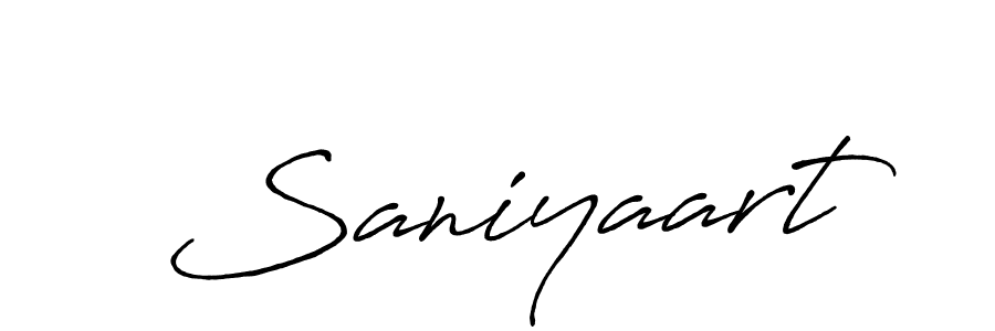 Saniyaart stylish signature style. Best Handwritten Sign (Antro_Vectra_Bolder) for my name. Handwritten Signature Collection Ideas for my name Saniyaart. Saniyaart signature style 7 images and pictures png