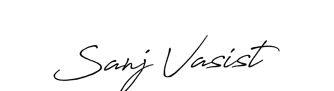 How to Draw Sanj Vasist signature style? Antro_Vectra_Bolder is a latest design signature styles for name Sanj Vasist. Sanj Vasist signature style 7 images and pictures png