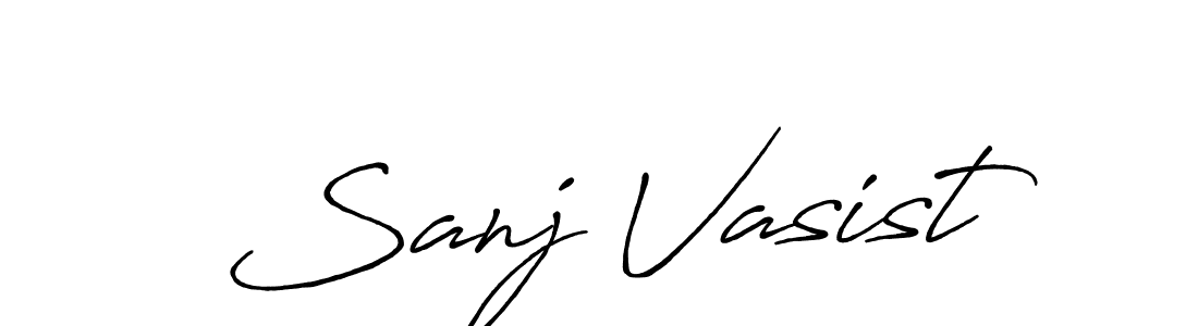 if you are searching for the best signature style for your name Sanj Vasist. so please give up your signature search. here we have designed multiple signature styles  using Antro_Vectra_Bolder. Sanj Vasist signature style 7 images and pictures png