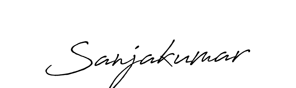 Design your own signature with our free online signature maker. With this signature software, you can create a handwritten (Antro_Vectra_Bolder) signature for name Sanjakumar. Sanjakumar signature style 7 images and pictures png