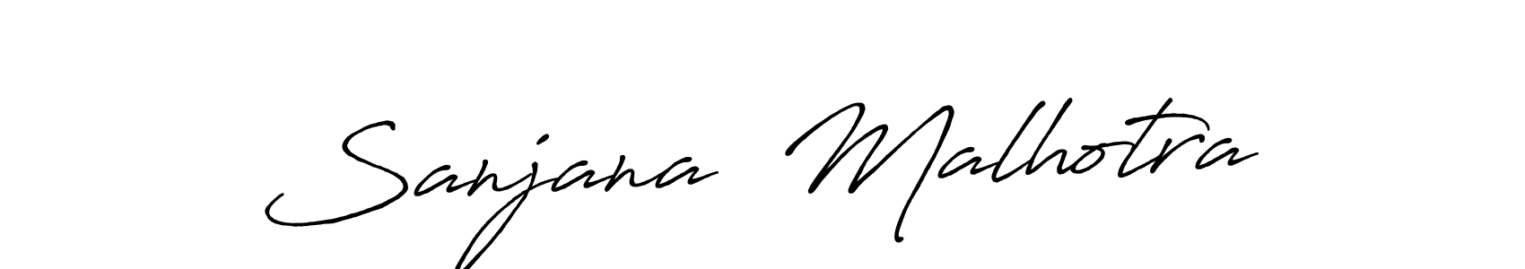 Make a beautiful signature design for name Sanjana  Malhotra. Use this online signature maker to create a handwritten signature for free. Sanjana  Malhotra signature style 7 images and pictures png