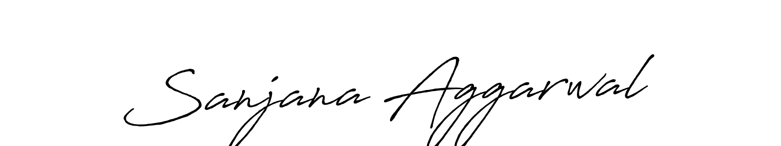 It looks lik you need a new signature style for name Sanjana Aggarwal. Design unique handwritten (Antro_Vectra_Bolder) signature with our free signature maker in just a few clicks. Sanjana Aggarwal signature style 7 images and pictures png