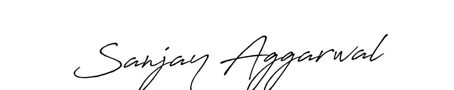The best way (Antro_Vectra_Bolder) to make a short signature is to pick only two or three words in your name. The name Sanjay Aggarwal include a total of six letters. For converting this name. Sanjay Aggarwal signature style 7 images and pictures png