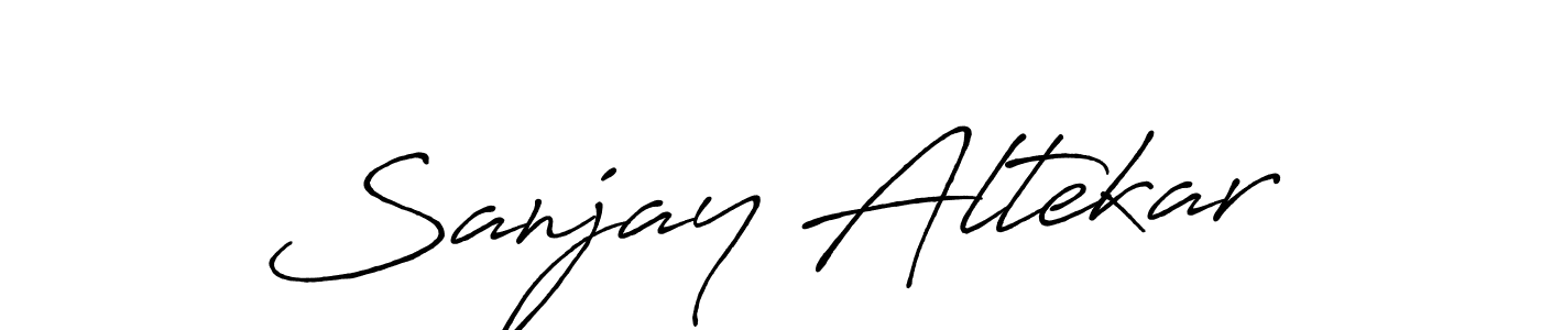 How to Draw Sanjay Altekar signature style? Antro_Vectra_Bolder is a latest design signature styles for name Sanjay Altekar. Sanjay Altekar signature style 7 images and pictures png