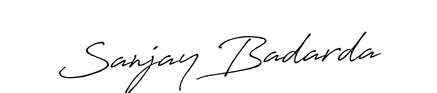 Make a short Sanjay Badarda signature style. Manage your documents anywhere anytime using Antro_Vectra_Bolder. Create and add eSignatures, submit forms, share and send files easily. Sanjay Badarda signature style 7 images and pictures png