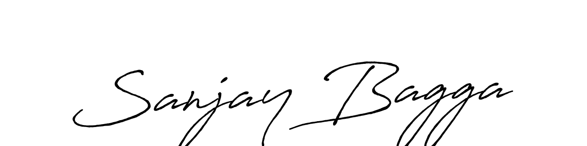 Also we have Sanjay Bagga name is the best signature style. Create professional handwritten signature collection using Antro_Vectra_Bolder autograph style. Sanjay Bagga signature style 7 images and pictures png