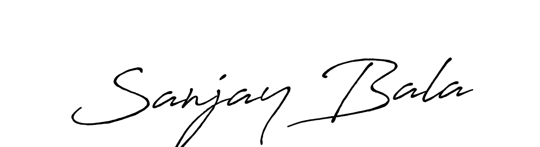 Also we have Sanjay Bala name is the best signature style. Create professional handwritten signature collection using Antro_Vectra_Bolder autograph style. Sanjay Bala signature style 7 images and pictures png