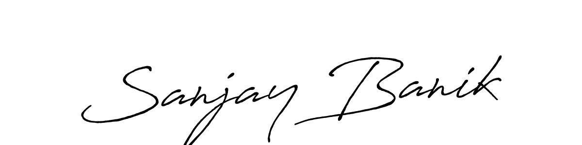 Best and Professional Signature Style for Sanjay Banik. Antro_Vectra_Bolder Best Signature Style Collection. Sanjay Banik signature style 7 images and pictures png