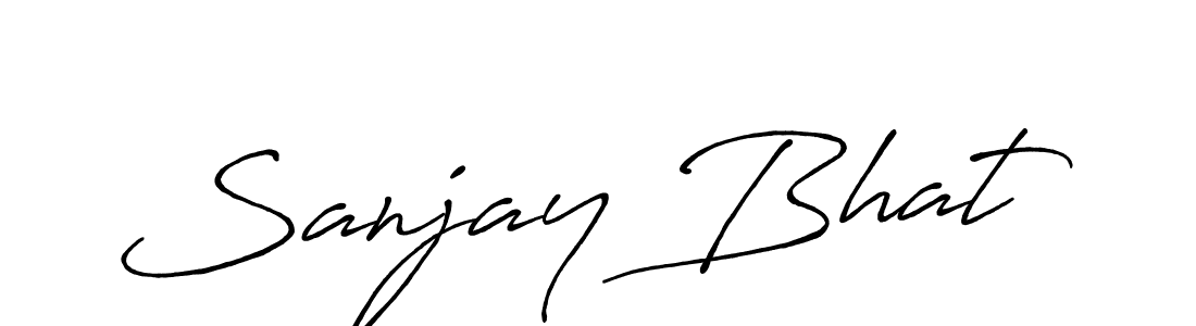 This is the best signature style for the Sanjay Bhat name. Also you like these signature font (Antro_Vectra_Bolder). Mix name signature. Sanjay Bhat signature style 7 images and pictures png