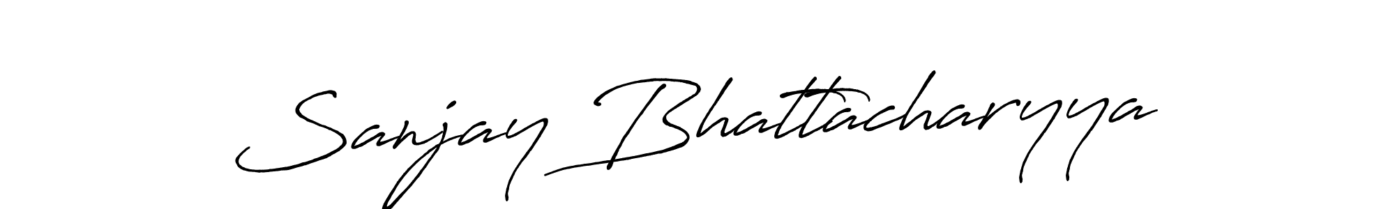 This is the best signature style for the Sanjay Bhattacharyya name. Also you like these signature font (Antro_Vectra_Bolder). Mix name signature. Sanjay Bhattacharyya signature style 7 images and pictures png