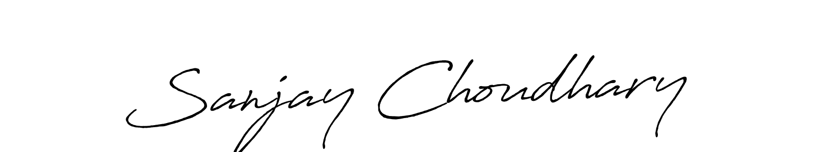 Similarly Antro_Vectra_Bolder is the best handwritten signature design. Signature creator online .You can use it as an online autograph creator for name Sanjay Choudhary. Sanjay Choudhary signature style 7 images and pictures png