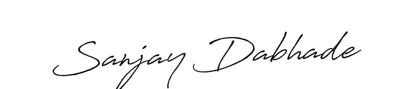 Make a beautiful signature design for name Sanjay Dabhade. Use this online signature maker to create a handwritten signature for free. Sanjay Dabhade signature style 7 images and pictures png