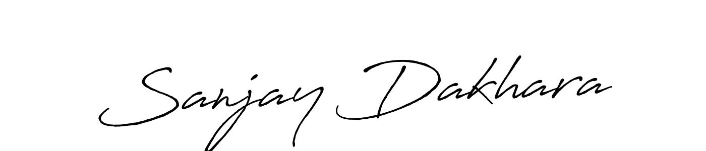 Also we have Sanjay Dakhara name is the best signature style. Create professional handwritten signature collection using Antro_Vectra_Bolder autograph style. Sanjay Dakhara signature style 7 images and pictures png