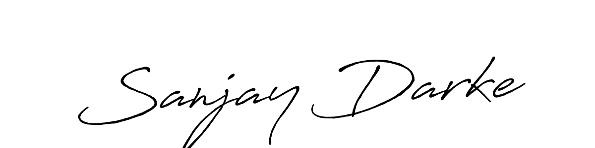 The best way (Antro_Vectra_Bolder) to make a short signature is to pick only two or three words in your name. The name Sanjay Darke include a total of six letters. For converting this name. Sanjay Darke signature style 7 images and pictures png