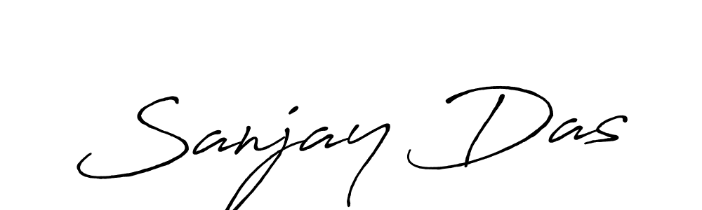 Create a beautiful signature design for name Sanjay Das. With this signature (Antro_Vectra_Bolder) fonts, you can make a handwritten signature for free. Sanjay Das signature style 7 images and pictures png