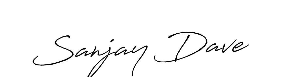 Make a beautiful signature design for name Sanjay Dave. Use this online signature maker to create a handwritten signature for free. Sanjay Dave signature style 7 images and pictures png