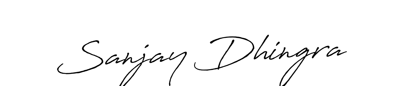 The best way (Antro_Vectra_Bolder) to make a short signature is to pick only two or three words in your name. The name Sanjay Dhingra include a total of six letters. For converting this name. Sanjay Dhingra signature style 7 images and pictures png