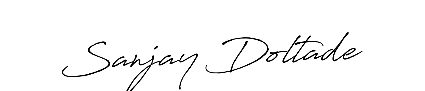 This is the best signature style for the Sanjay Doltade name. Also you like these signature font (Antro_Vectra_Bolder). Mix name signature. Sanjay Doltade signature style 7 images and pictures png