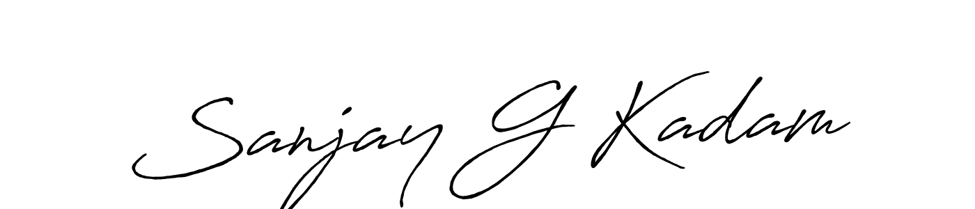 How to Draw Sanjay G Kadam signature style? Antro_Vectra_Bolder is a latest design signature styles for name Sanjay G Kadam. Sanjay G Kadam signature style 7 images and pictures png