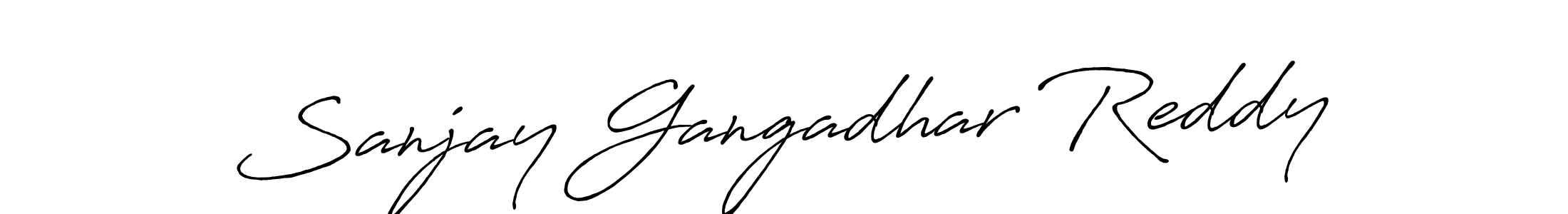 Also You can easily find your signature by using the search form. We will create Sanjay Gangadhar Reddy name handwritten signature images for you free of cost using Antro_Vectra_Bolder sign style. Sanjay Gangadhar Reddy signature style 7 images and pictures png