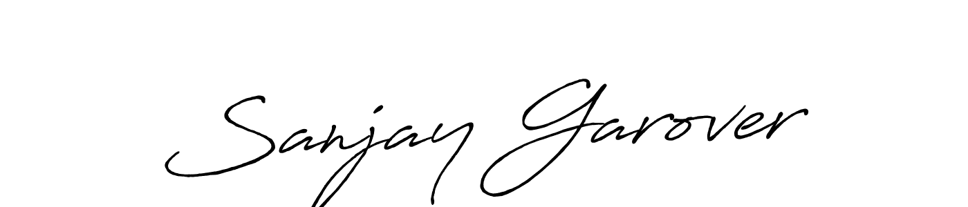 How to make Sanjay Garover signature? Antro_Vectra_Bolder is a professional autograph style. Create handwritten signature for Sanjay Garover name. Sanjay Garover signature style 7 images and pictures png
