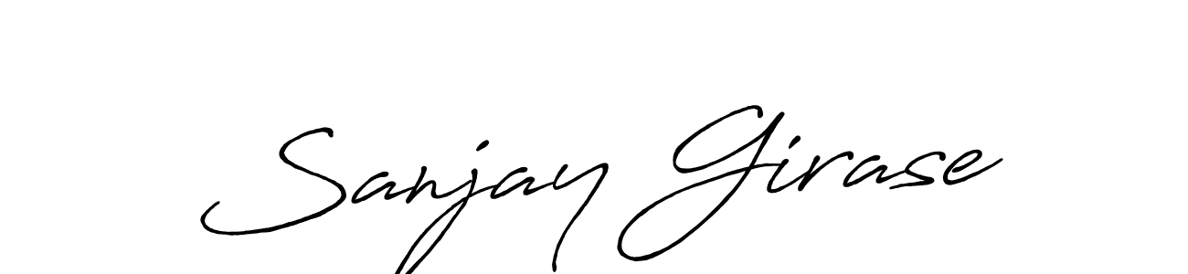 Make a short Sanjay Girase signature style. Manage your documents anywhere anytime using Antro_Vectra_Bolder. Create and add eSignatures, submit forms, share and send files easily. Sanjay Girase signature style 7 images and pictures png